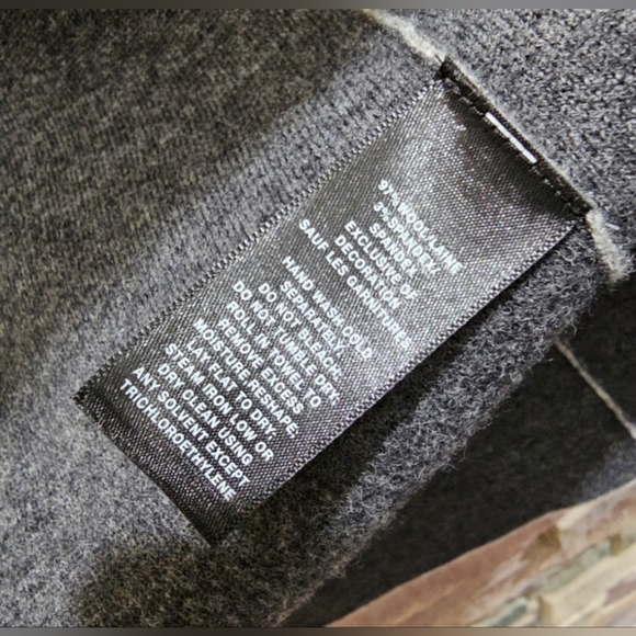 LAFAYETTE 148 $499 Retail New York Sleeveless Colorblock Cardigan, Medium, Gray - Picture 4 of 6